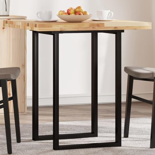 Zeehear Tischplatte Quadratisch 70x70x4 cm, Massivholz Akazie Unbehandelt, Robuste Arbeitsplatte für Esstisch, Bistrotisch, Schreibtisch & Couchtisch, Langlebige Holzplatte von Zeehear