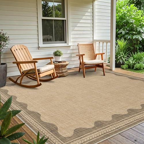 Easy Juteteppich, 15,2 x 22,9 cm, gewellt, waschbar, Teppiche für Wohnzimmer, Schlafzimmer, rutschfest, neutral, Bauernhaus, Innen- und Außenbereich, Teppich für Hinterhof, Terrasse, Büro Easy Juteteppich, 15,2 x 22,9 cm, gewellt, waschbar, Teppiche für Wohnzimmer, Schlafzimmer, rutschfest, neutral, Bauernhaus, Innen- und Außenbereich, Teppich für Hinterhof, Terrasse, Büro von Zeeinx