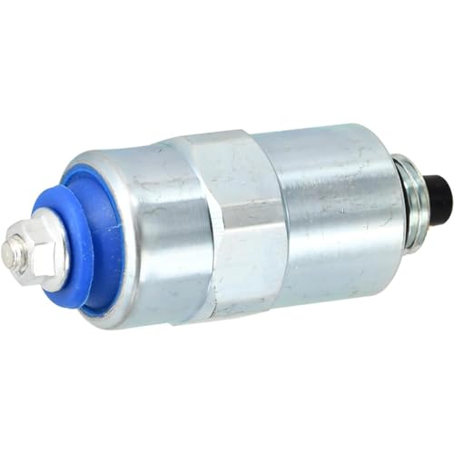 83981012 7167-620B 12 V Kraftstoffabschalt-Magnetspule kompatibel mit John Deere Traktor SE6010 SE6020 SE6100 SE6300 kompatibel mit Ford New Holland Industriebau 555C 555D 555E von Zeenparts