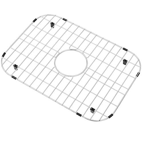 Zeesink Küchenspüle, Gitter und Spülbeckenschutz, 49 x 34 cm, Spülbeckenschutz für Küchenspüle, Edelstahl-Spülbeckengitter mit Mittelablauf, Spülbeckenboden für Einzelspüle von Zeesink