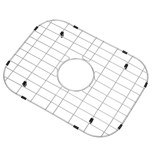 Zeesink Küchenspüle-Gitter, Spülbeckenschutz für die Küche, Spülbecken-Schutzgitter, Größe 47,7 x 33,1 cm, Bodengitter mit Mittelablauf für Einzelschüssel, Küchenspüle von Zeesink