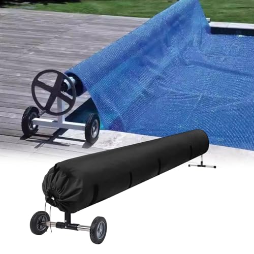 Pool Aufroller Abdeckung, Pool Planenaufroller Abdeckung, Pool-Planen Aufrollsystem Schutzhülle Schwimmbadabdeckung, Für Pool-Planen Aufrollsystem Poolabdeckungen von Zegaqae