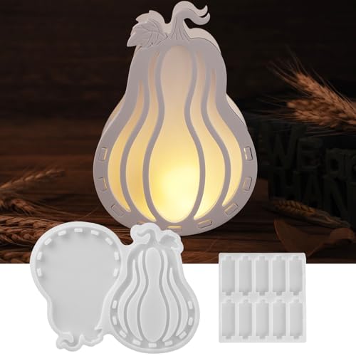 Silikonformen Gießformen Halloween Kürbis, Halloween Kürbis Kerzenständer Silikonform, Silikonform Herbst, Gipsformen Zum Gießen Für DIYs Deko Basteln Silikonformen Gießformen Halloween Kürbis, Halloween Kürbis Kerzenständer Silikonform, Silikonform Herbst, Gipsformen Zum Gießen Für DIYs Deko Basteln von Zegaqae
