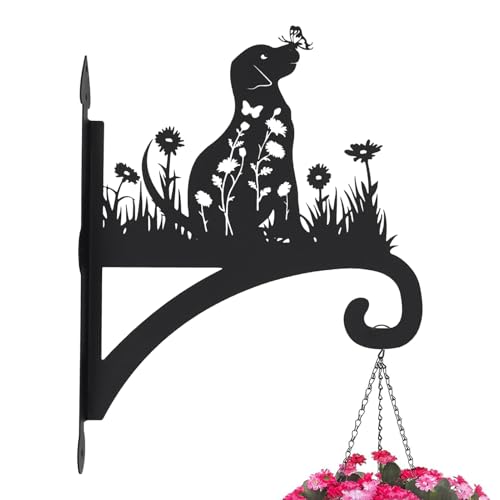 Zegaqae Blumenampel Halterung, Windspiel-Ständer Für Hundefiguren, Eisen Wandhaken Pflanzenhalterung, Für Pflanzer Vogelhäuschen Laterne Windspiele Wandleuchter Zegaqae Blumenampel Halterung, Windspiel-Ständer Für Hundefiguren, Eisen Wandhaken Pflanzenhalterung, Für Pflanzer Vogelhäuschen Laterne Windspiele Wandleuchter von Zegaqae