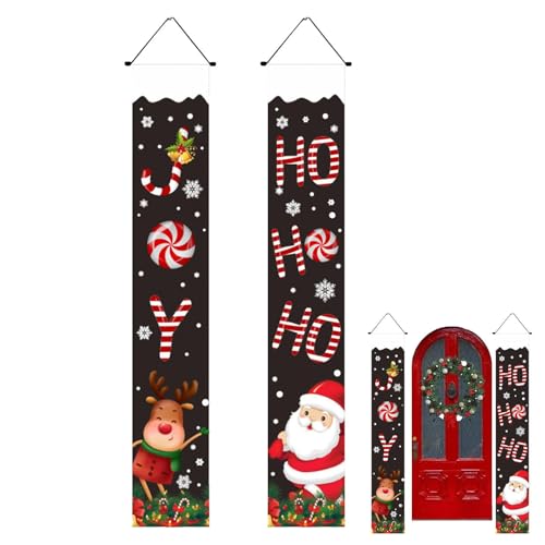Zegaqae Christmas Door Decorations,Outdoor Dekoschild Für Vordereingang - Cartoon Türbanner Für Balkon Garten Café Restaurant Garagen Patio Zegaqae Christmas Door Decorations,Outdoor Dekoschild Für Vordereingang - Cartoon Türbanner Für Balkon Garten Café Restaurant Garagen Patio von Zegaqae
