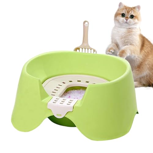 Zegaqae Katzenklo - Katzenstreuschale Für Kätzchen,Offene Katzentoilette Mit Rand Für Kleine Wohnungen Haushalt Tierheim Katzentoilette Junge Katzen Kaninchen Zegaqae Katzenklo - Katzenstreuschale Für Kätzchen,Offene Katzentoilette Mit Rand Für Kleine Wohnungen Haushalt Tierheim Katzentoilette Junge Katzen Kaninchen von Zegaqae