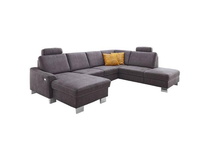 Zehdenick ZE-EM15049 Wohnlandschaft in grauem Stoff vielen Farben erhältlich mit Relaxfunktion im Canape inklusive 2 Kopfstützen Fußausführung wählbar Zehdenick ZE-EM15049 Wohnlandschaft in grauem Stoff vielen Farben erhältlich mit Relaxfunktion im Canape inklusive 2 Kopfstützen Fußausführung wählbar von Zehdenick