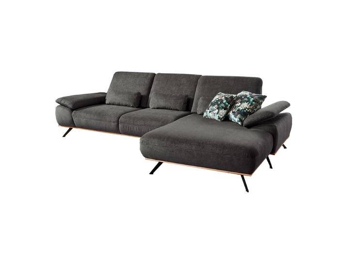 Zehdenick ZE-EM18063 Sava Ecksofa in grauem Stoff viele Farben wählbar Armteilverstellung sowie verstellbare Sitztiefe und Füße konfigurierbar von Zehdenick