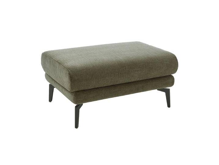 Zehdenick ZE-EM22128 XL-Hocker rechteckig mit Kaltschaumpolsterung in grünem Stoff weitere Farben sowie Fußausführung in Metall wählbar von Zehdenick