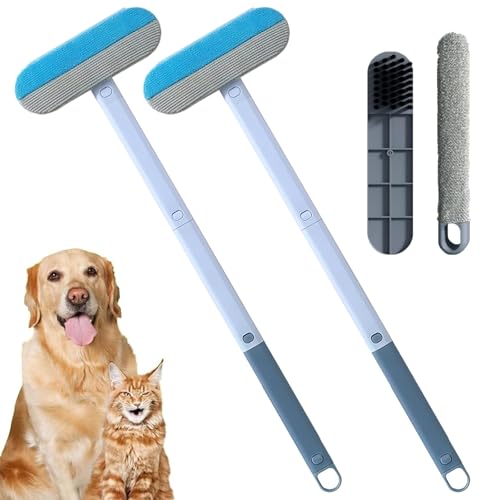 Tierhaarentferner 4 in 1 Fusselbürsten-Set mit Verlängerungsstab Hunde- und Katzenhaarentferner Wiederverwendbare Fusselbürste statt Fusselrolle für Sofas Teppiche Kratzbäume und Kleidung Tierhaarentferner 4 in 1 Fusselbürsten-Set mit Verlängerungsstab Hunde- und Katzenhaarentferner Wiederverwendbare Fusselbürste statt Fusselrolle für Sofas Teppiche Kratzbäume und Kleidung von ZeiLaBang Kakadi
