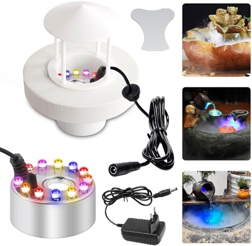 Kakadi Spritzschutz Ultraschall Nebler,Mist Maker Wassernebler Fogger,Decoration für Garten (E) Kakadi Spritzschutz Ultraschall Nebler,Mist Maker Wassernebler Fogger,Decoration für Garten (E) von ZeiLaBang Kakadi