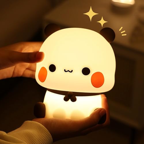 ZeiLaBang Kakadi Nachtlicht-Dekoration,3 Modi Dimmbares Nachtlicht,Silikon-Panda-Licht,Silikon-Panda-Licht,LED-Panda-Squishy,Kinder Spielzeug Nacht Lamp,für Kinder und Mädchen, Schlafzimmerdekoration ZeiLaBang Kakadi Nachtlicht-Dekoration,3 Modi Dimmbares Nachtlicht,Silikon-Panda-Licht,Silikon-Panda-Licht,LED-Panda-Squishy,Kinder Spielzeug Nacht Lamp,für Kinder und Mädchen, Schlafzimmerdekoration von ZeiLaBang Kakadi