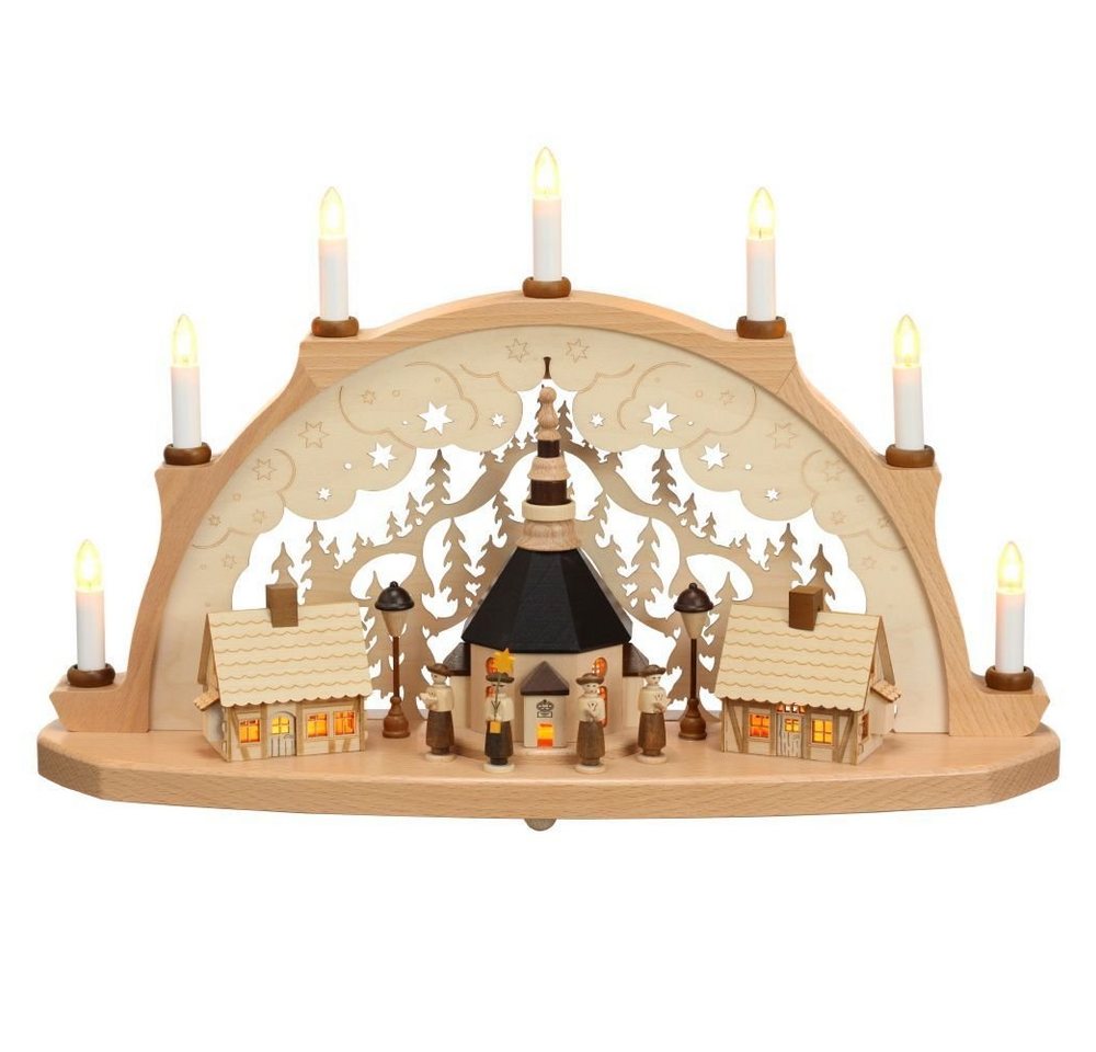 Zeidler Holzkunst Lichterbogen Schwibbogen Spielzeugdorf Seiffen mit Kirche el. Beleuchtung BxHxT Zeidler Holzkunst Lichterbogen Schwibbogen Spielzeugdorf Seiffen mit Kirche el. Beleuchtung BxHxT von Zeidler Holzkunst