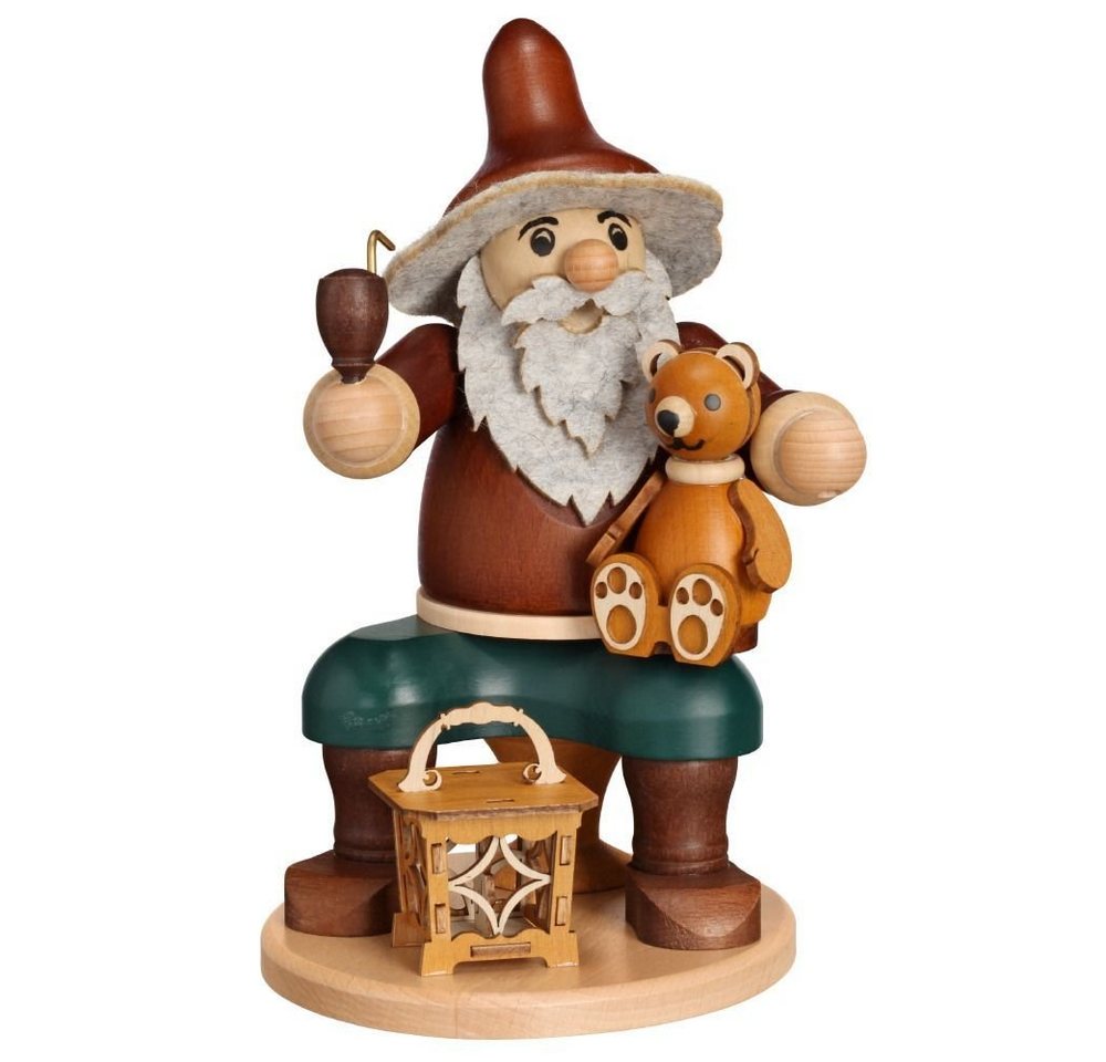 Zeidler Holzkunst Räuchermännchen Räucherfigur Wichtel" Höhe 23cm NEU" von Zeidler Holzkunst