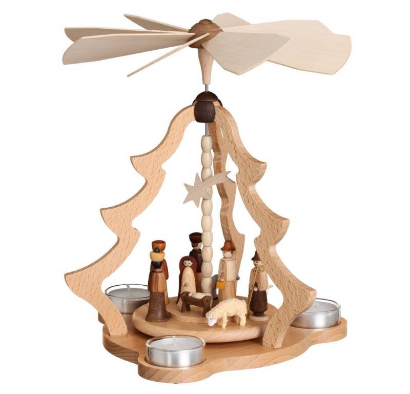 Zeidler Holzkunst Weihnachtspyramide Zeidler Tischpyramide groß mit Geburt, Handarbeit aus dem Erzgebirge Zeidler Holzkunst Weihnachtspyramide Zeidler Tischpyramide groß mit Geburt, Handarbeit aus dem Erzgebirge von Zeidler Holzkunst