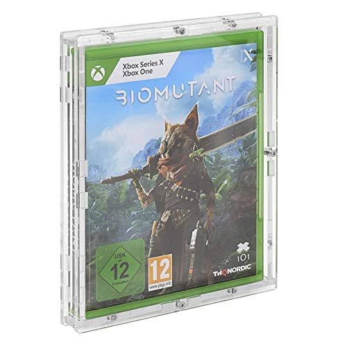 Verschraubtes Acryl Case/Schutzbox aus glasklarem Acrylglas für Xbox Series Spiel in OVP/UV-Schutz/Acrylbox/Protector/Transparent - Zeigis® von Zeigis