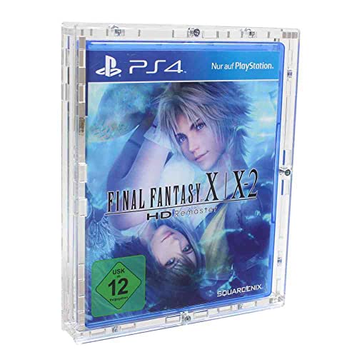 Zeigis Verschraubtes Acrylcase aus Acrylglas für EIN Playstation 4 / PS4 Spiel in OVP/Schutzbox/Protector/UV-Schutz/Transparent/Games von Zeigis