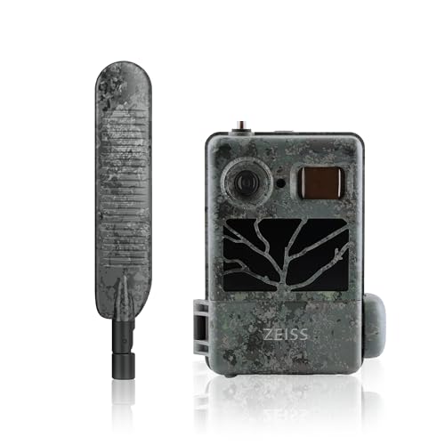 Zeiss Secacam 3-2er Pack - 4G Premium Wildkamera mit Handyübertragung App, SIM-Karte, 32 GB interner Speicher, 940 nm LEDs, APP-Steuerung, Bewegungsmelder Nachtsicht von Zeiss