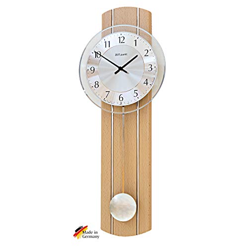 Zeit.Punkt Feldkirch Wanduhr Pendeluhr, Made IN Germany, Buche - 345411 von ZeitPunkt