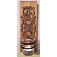 Wandteelichthalter Kerzenhalter Teelicht Teelichthalter Wanddeko Wandschmuck von Zeitdeko