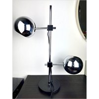 Vintage Chrome Ball Table Lamp | 1970S Space Age Lighting Adjustable Spotlight in The Style Of Goffredo Reggiani Mid Century Desk Vintage Chrome Ball Table Lamp | 1970S Space Age Lighting Adjustable Spotlight in The Style Of Goffredo Reggiani Mid Century Desk von ZeitkapselVintage