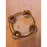 Vintage Kerzenhalter Aus Messing von Zeitlosschoenedinge