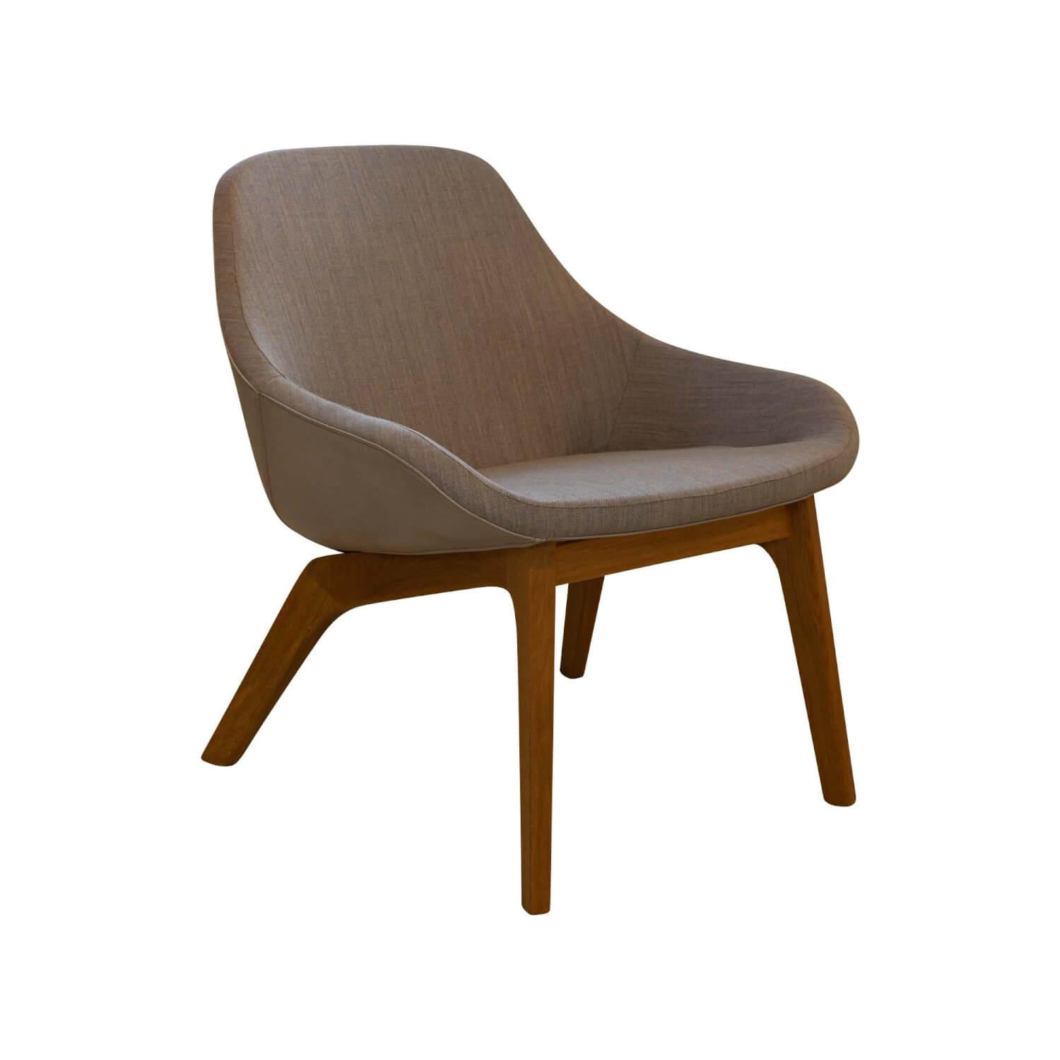 Sessel Morph Lounge Eiche Geölt Bezug Leder Jepard 1377 Schlammgrau Stoff Canvas... Sessel Morph Lounge Eiche Geölt Bezug Leder Jepard 1377 Schlammgrau Stoff Canvas... von Zeitraum