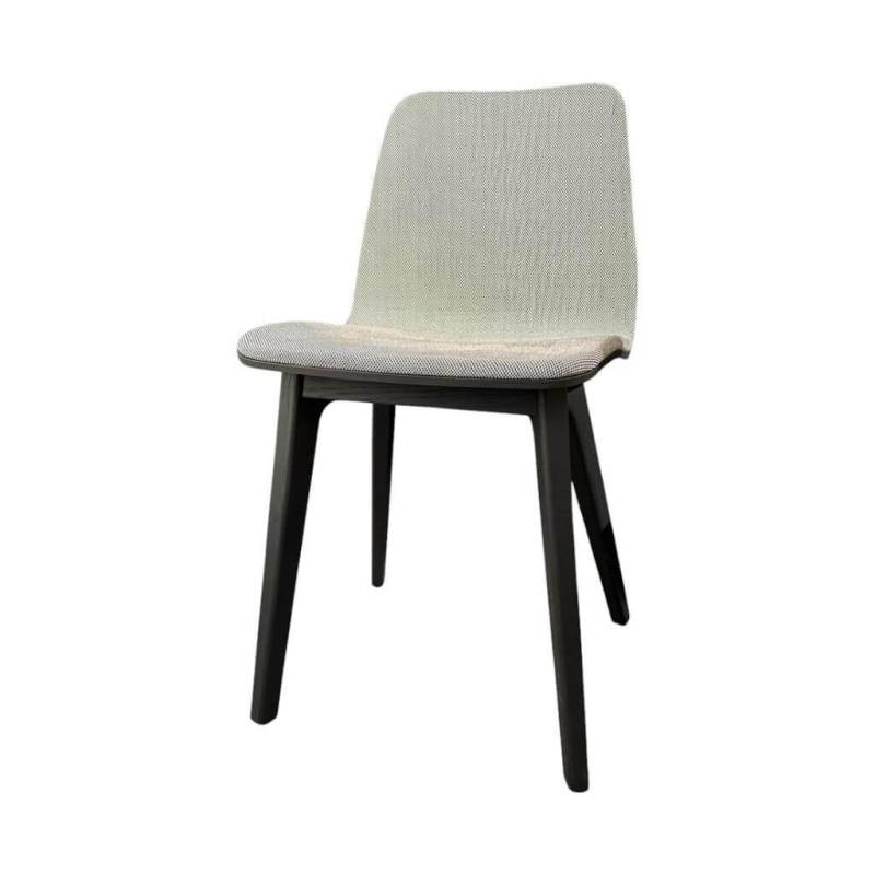 Stuhl Morph Stoff 2 Rohi Pepper Grau Gestell Europäische Eiche Massiv Graphitsch... von Zeitraum