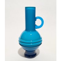 Kleine Vase in Blau Von Friedrich Kristall Aus Glas 60Er Jahre von ZeitsprungAntik