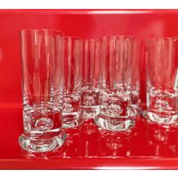 Set 6 Stk. Gläser Orion Longdrink Wasser Bier Luftblase Bubble Von Ichendorf Space Age 60Er Jahre von ZeitsprungAntik