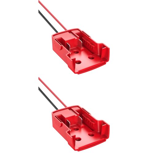 2pieces Industrial Battery Adapter 18 V Ausgang Mit 12AWG Drahtverzögerungsklemmen Für 18 V Batterie Upgrades Stromradwandler von Zeiwohndc