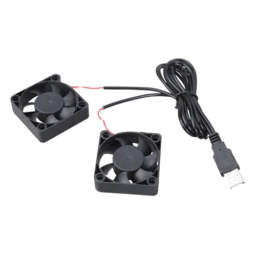 5015 50x50x15mm DC5V USB Angetriebene Kunststoff Doppelkühllüfter 12.6CFM 30DBA Für Drucker Computersysteme Silents CPU Kühler Lüfter von Zeiwohndc