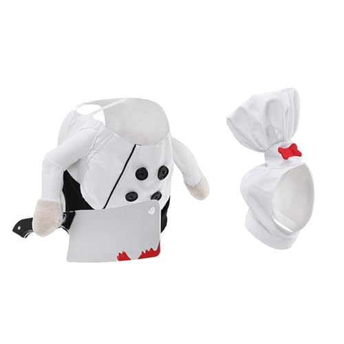 Creative Cook Kostüm Verkleidung Set Für Haustierkatzen Hund Atmungsaktives Polyester Cosplay Cook Outfit Für Halloween Partys Kleidung Creative Cook Kostüm Verkleidung Set Für Haustierkatzen Hund Atmungsaktives Polyester Cosplay Cook Outfit Für Halloween Partys Kleidung von Zeiwohndc