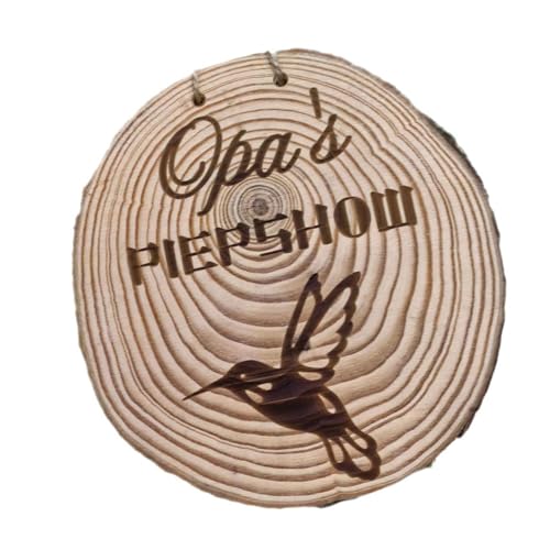 Zeiwohndc Doppelseite Gravures Holz Vogelfutterlöckchen Outdoor Dekoration Geschenk Für Opas Geburtstagsväter Tagesversorgung Hanging Hanging Zeiwohndc Doppelseite Gravures Holz Vogelfutterlöckchen Outdoor Dekoration Geschenk Für Opas Geburtstagsväter Tagesversorgung Hanging Hanging von Zeiwohndc