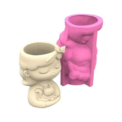 Lebensmittel Sicheres Silikon Pflanzerform Mit Mädchen Figur Handwerkliche Blumentöpfe Schimmelpekte Werkzeug Für Hausgartendekoration Silikonblumtopfform Lebensmittel Sicheres Silikon Pflanzerform Mit Mädchen Figur Handwerkliche Blumentöpfe Schimmelpekte Werkzeug Für Hausgartendekoration Silikonblumtopfform von Zeiwohndc