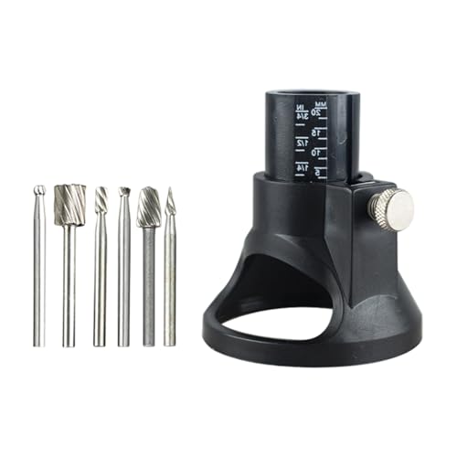 Rotary Mühle Positionierungsabdeckung Holzloch Bohrführer Anhang Für Holzschnitzer Aushöhlen Aufgaben Rotary Werkzeug Router Guide von Zeiwohndc