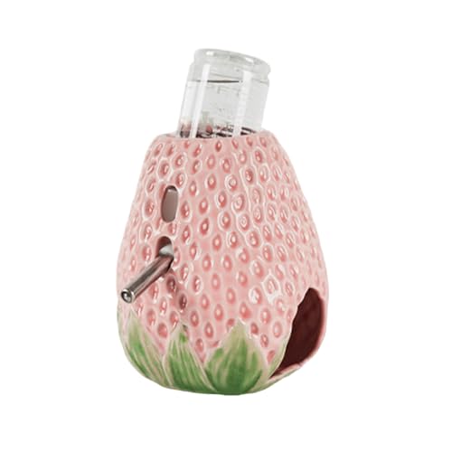 Zeiwohndc Tierwasserspender Mit Hideaways Design Keramikkau Widerstandsfutter Für Hamster Käfig Dekoration Keramik Hamster Flasche von Zeiwohndc