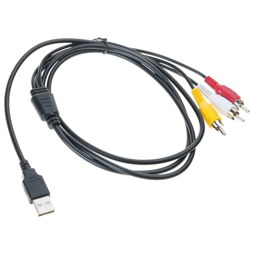Zeiwohndc Flexibler 150 cm USB An 3RCA AV Adapterkabel Für HDTVs PC Und Home Entertainment Systems Zeiwohndc Flexibler 150 cm USB An 3RCA AV Adapterkabel Für HDTVs PC Und Home Entertainment Systems von Zeiwohndc