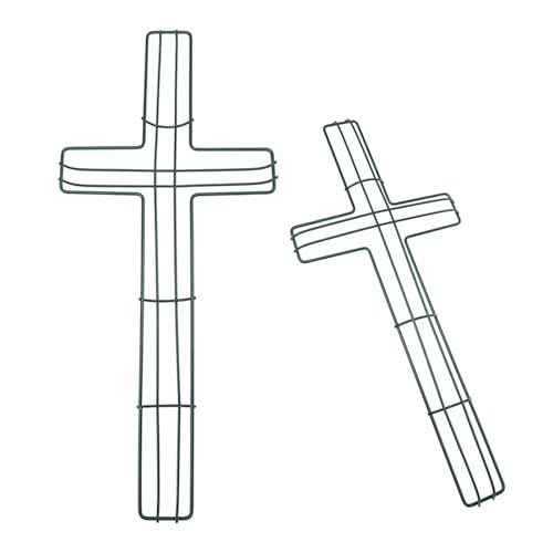 Zeiwohndc Gekreuzte Designkranzrahmen Rahmen Metalldrahtkranz Basis Für Urlaub Blumenfahrzeuge Weihnachts Tür Und Wanddekoration Craft Project Draht Wracks Rahmenhandwerk von Zeiwohndc