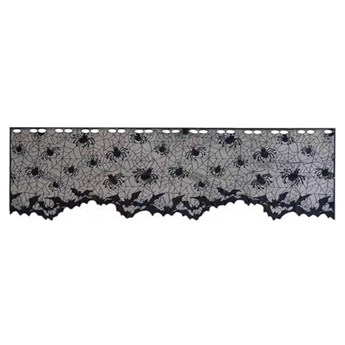 Zeiwohndc Halloween Thematische Schwarze Schnürsenkel Lampenschirm Vorhang Für Fenster Dekoration Party Supply Lampen Schatten Dekorationen 50x150 Cm Schwarz Fensterplatte Zeiwohndc Halloween Thematische Schwarze Schnürsenkel Lampenschirm Vorhang Für Fenster Dekoration Party Supply Lampen Schatten Dekorationen 50x150 Cm Schwarz Fensterplatte von Zeiwohndc