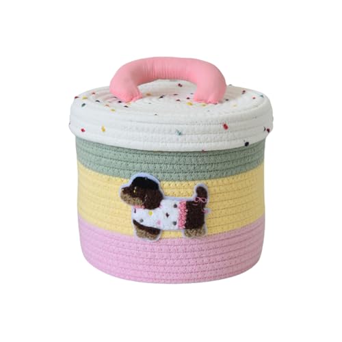 Zeiwohndc Kinder Baumwoll Cartoon Storage Box Multifunktionale Organisatoren Für Spielzeug Und Schulversorgung Sicheres Design Easy Clean Holder Kinderschule Angebote Organisatoren von Zeiwohndc