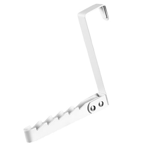 Zeiwohndc Kleidung Mantel Hanging Haken Schlafzimmer Robe Haken Klappbare Türmontage Badezimmer Handtuchkleiderbügel Küche Schlafzimmer Zubehör Klappende Kleidung Kleiderbügel von Zeiwohndc