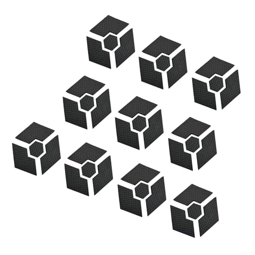 Zeiwohndc Nicht Überrutsch Hexagonale Töpfe Füße 10pcs Stapelbares Design Für Die Verbesserung Der Pflanzenentwässerung Und Die Sicher von Zeiwohndc