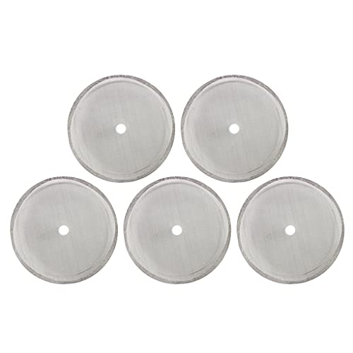 Convenient French Press Filter Mesh 5Pcs Replacement Reusable Stainless Steel 350ml/800ml/1000ml for Home Office Shop French Press Replacement Coffee Filter Mesh Reusable Stainless Steel Tea von Zeizafa
