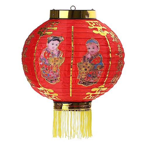 Zeizafa Chinesische Dekoration Für Chinesische Neujahr Frühling Festival Hochzeit Tuch Hängende Lampe Festival Feier Hängen von Zeizafa