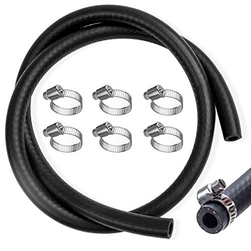 Zelbuck Ø 5 mm Benzinschlauch Kit 1 Meter Kraftstoffgasleitung mit 6 Stücke Schlauchschellen Kraftstoffleitung Ölschlauch Kraftstoffschlauch Dieselschlauch für PKW Auto Motorrad Rasenmäher Roller Zelbuck Ø 5 mm Benzinschlauch Kit 1 Meter Kraftstoffgasleitung mit 6 Stücke Schlauchschellen Kraftstoffleitung Ölschlauch Kraftstoffschlauch Dieselschlauch für PKW Auto Motorrad Rasenmäher Roller von Topvent