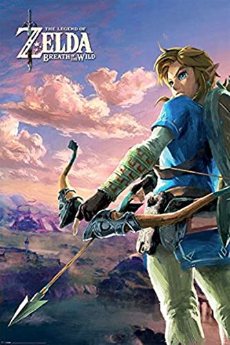 The Legend of Zelda Breath Of The Wild - Hyrule Scene Landscape Poster Standard, 61 x 91.5cm von Pyramid International