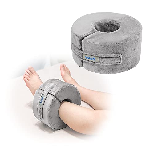 Zelen Fußerhöhungskissen, Knöchel-Keilabsatz, Fußstützkissen, medizinisches Knöchelkissen für Fußdruck, Bettwundgeschwüre, Schlafen, Fußbeinstütze, erhöhter Stützschaum (Medium, 1 Stück) von Zelen