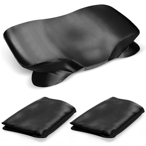 2er-Pack Satin-Kissenbezüge für Memory Foam Kissen, 40 x 60 cm, Glatt & Weich mit Unsichtbarem Reißverschluss, Farbe Schwarz 2er-Pack Satin-Kissenbezüge für Memory Foam Kissen, 40 x 60 cm, Glatt & Weich mit Unsichtbarem Reißverschluss, Farbe Schwarz von Zelimun