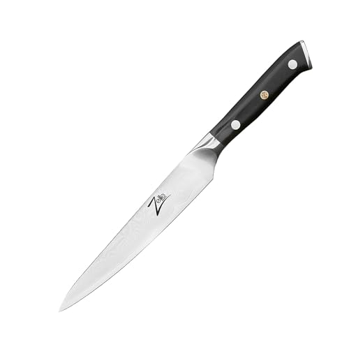 Zelite® Damastmesser, Scharfes Küchenmesser 15,2 cm, Japanisches Messer für Zuhause und Gastro, Profi-Messer Scharf, Damast Kochmesser für Küche, Damaszener Messer mit Nahtloser Verarbeitung Zelite® Damastmesser, Scharfes Küchenmesser 15,2 cm, Japanisches Messer für Zuhause und Gastro, Profi-Messer Scharf, Damast Kochmesser für Küche, Damaszener Messer mit Nahtloser Verarbeitung von Zelite Infinity